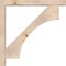 Ekena Millwork Westlake Block Smooth Bracket w/ Offset Brace, Douglas Fir, 5 1/2"W x 44"D x 44"H BKT0604X44X44WTL05SDF - alternate 4